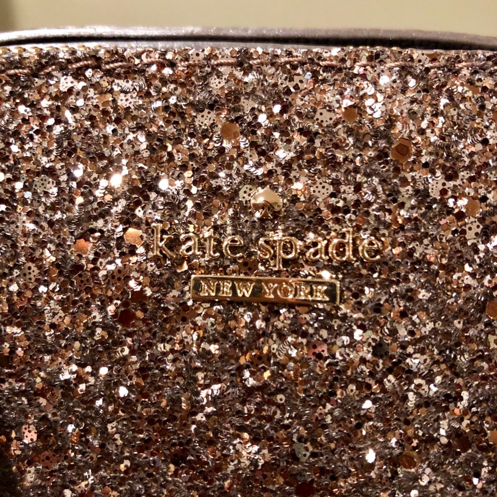 KATE♠️SPADE MINI REILEY Glitter Satchel Crossbody - Picture 6 of 6